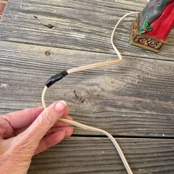 Vintage 2 K-Mart Resin Santa Candle Lamps Christmas Holiday Original Box 70s 80s - Picture 5 of 9